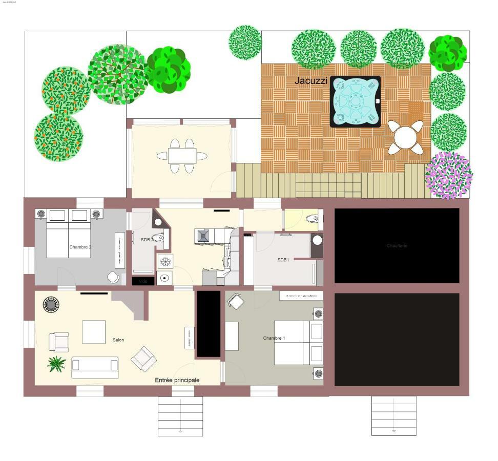 Maison des écluses Strasbourg F3 90m2 Jacuzzi Climatisation Exterior foto
